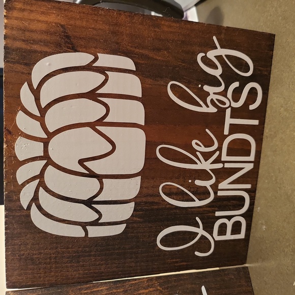 3 Rustic Wooden Kitchen Signs - Picture 2 of 6